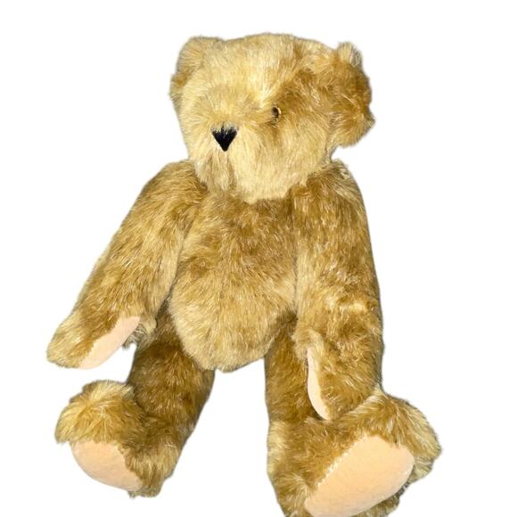 Vermont Teddy Bear Plush Stuffed Animal Jointed Arms Legs Nursery USA Made 12" - Picture 12 of 13